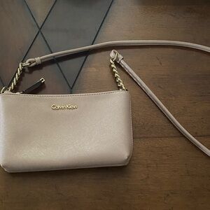 Calvin Klein Gold Crossbody Bag